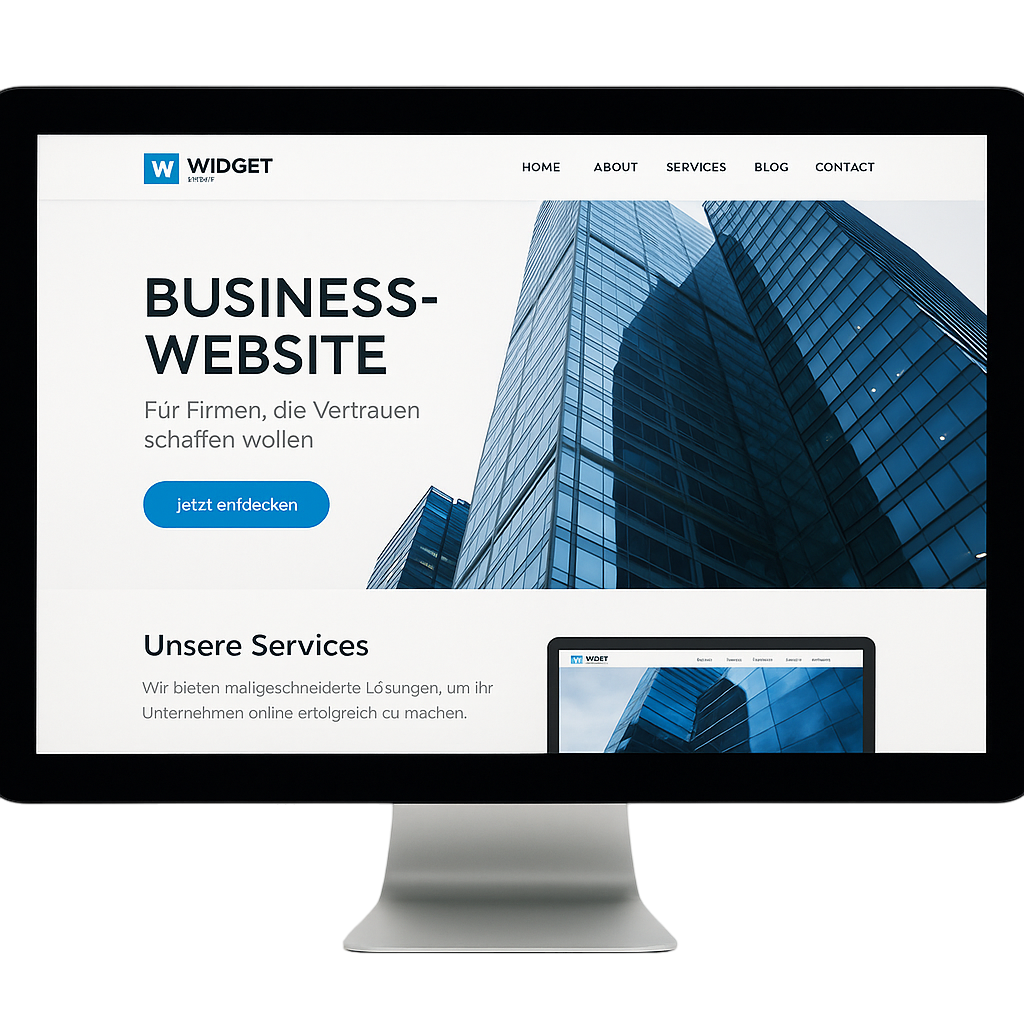 Business Webseite Beispiel