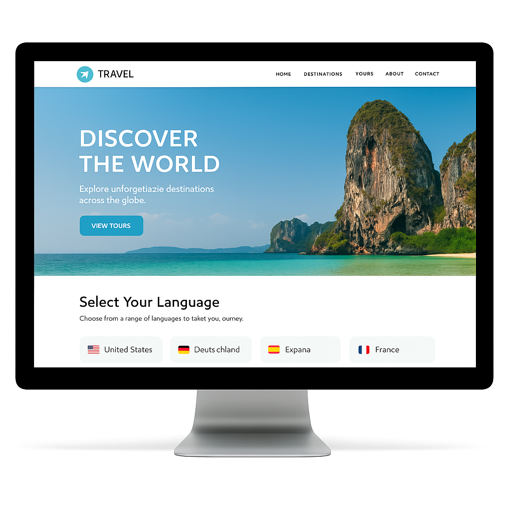Business Webseite Beispiel